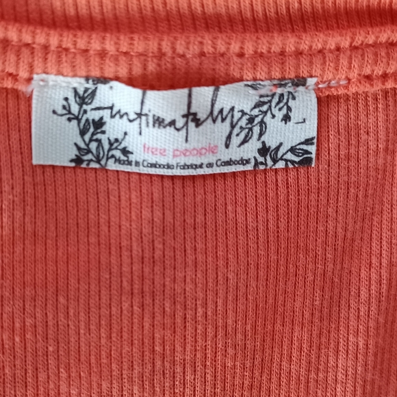 Free People intimately L scallop edge crop top - Picture 9 of 10